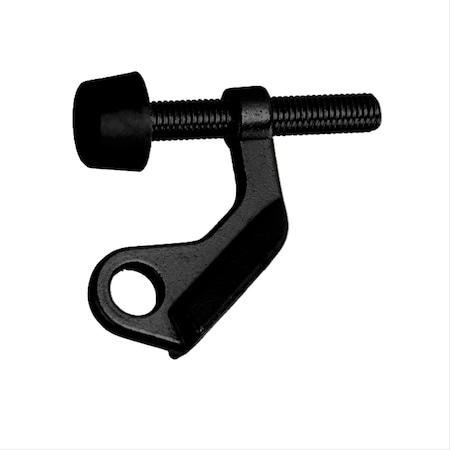 Delaney Hardware DOOR SAVER HINGE STOP BLACK No 01218 402196